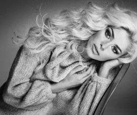 Dignified beautiful blonde beauty Stock Photo