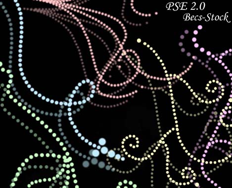 Dotted Swirl Photoshop brushes