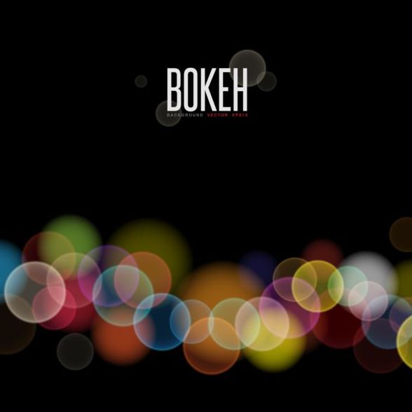 Dream bokeh background vector eps 02