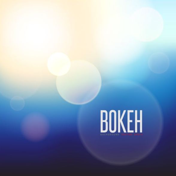 Dream bokeh background vector eps 06