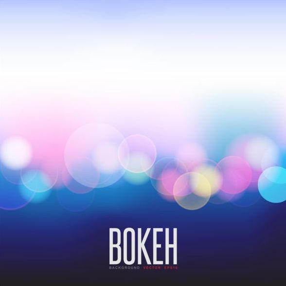 Dream bokeh background vector eps 07