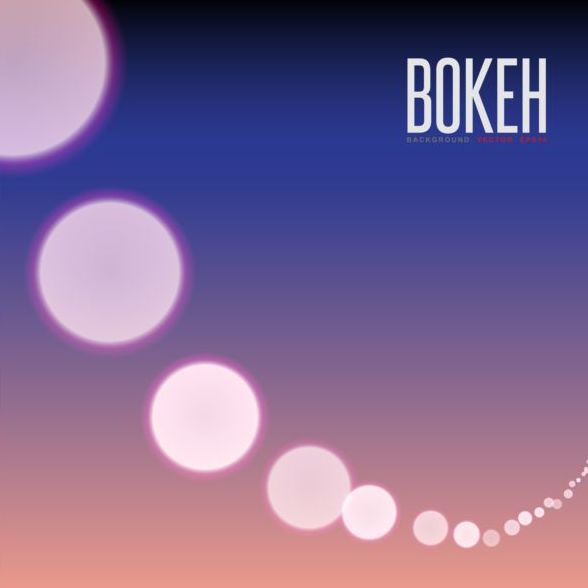 Dream bokeh background vector eps 08
