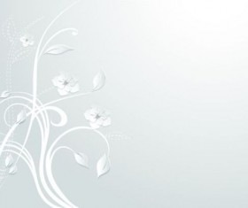 Elegant paper flower vector material 06