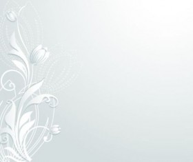 Elegant paper flower vector material 08