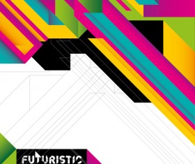 Futuristic concept backgrounds vector 07