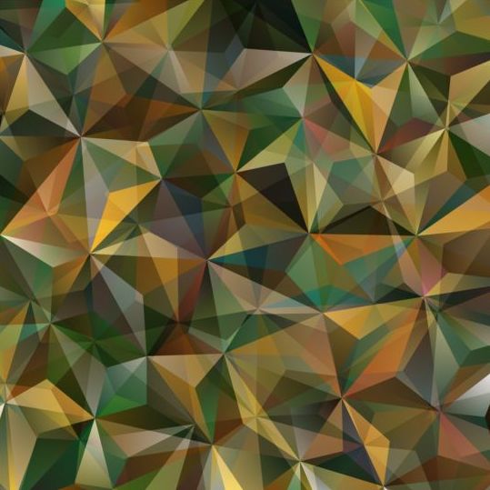 Geometric polygonal vector seamless pattern