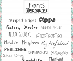 Girl hand drawn font