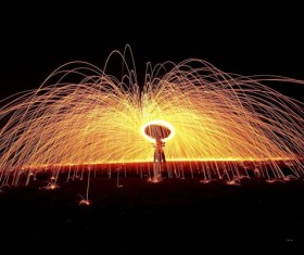 Glare dazzling fireworks background 1