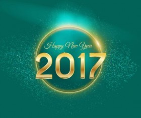 happy new year golden labels vector 02 free download