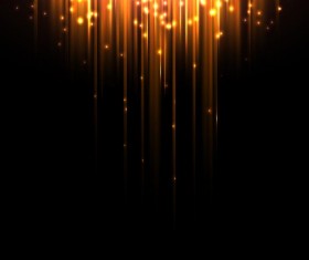 Golden light abstract background vector