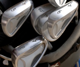 Golf clubs Stock Photo 02