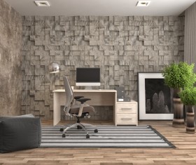 Gray Office HD picture