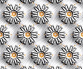 Gray flower with white background