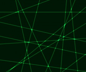Green laser vector background