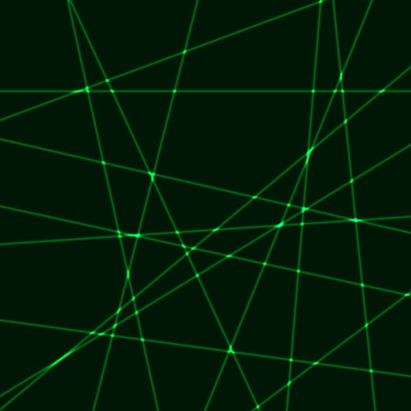 Green laser vector background