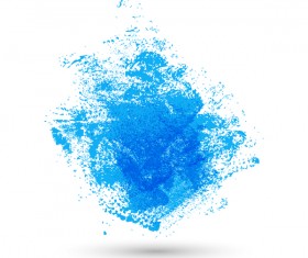 Grunge texture paint splashes background vector 03