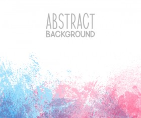 Grunge texture paint splashes background vector 07