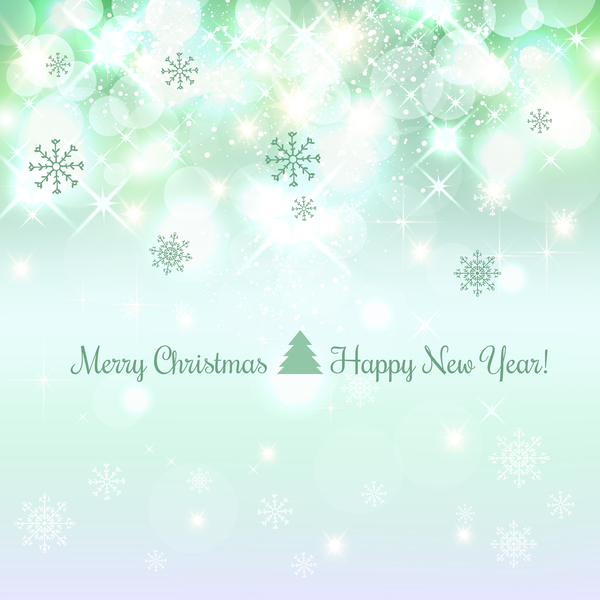 Halation christmas with new year background vectors 04