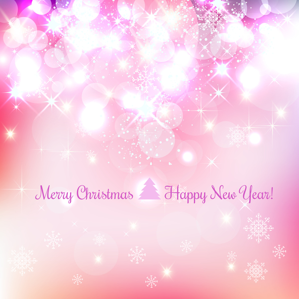 Halation christmas with new year background vectors 07