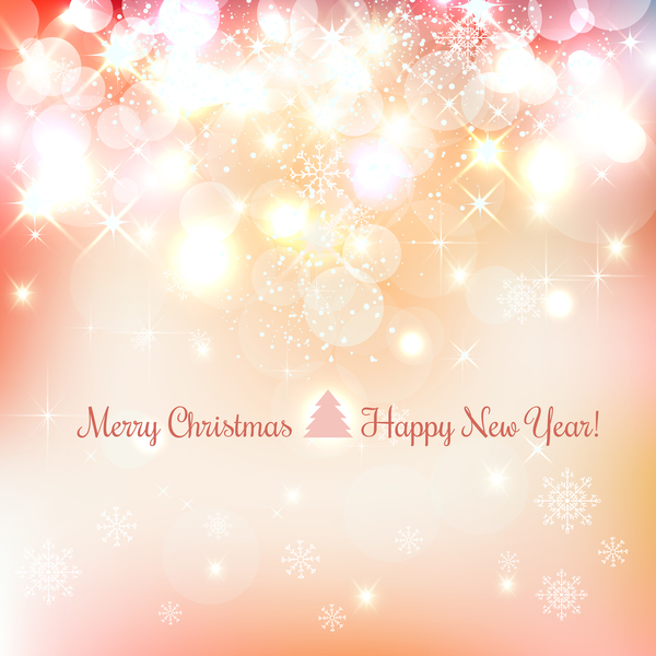 Halation christmas with new year background vectors 11