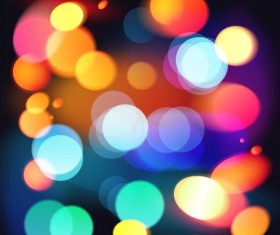 Halation colorful bokeh effect background vector 06