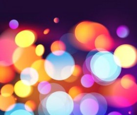 Halation colorful bokeh effect background vector 07