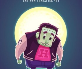 Halloween artoom character funny vector 04