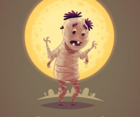 Halloween artoom character funny vector 07