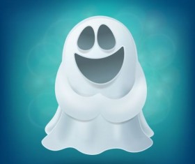Halloween ghost design vector material 01