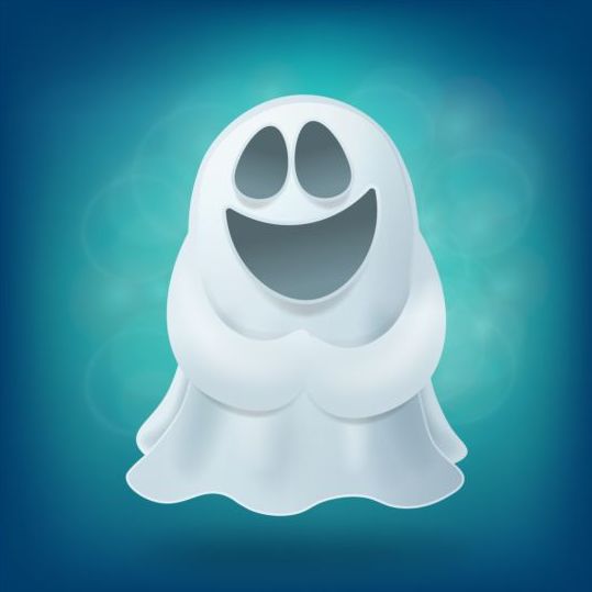 Halloween ghost design vector material 01