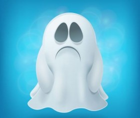 Halloween ghost design vector material 02