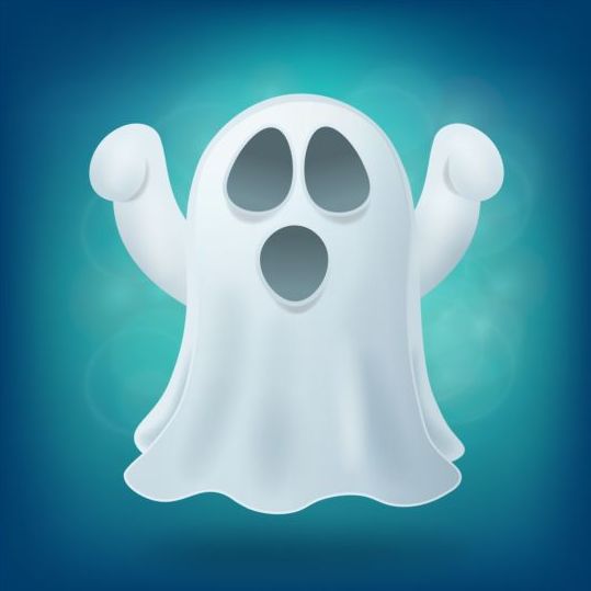 Halloween ghost design vector material 03