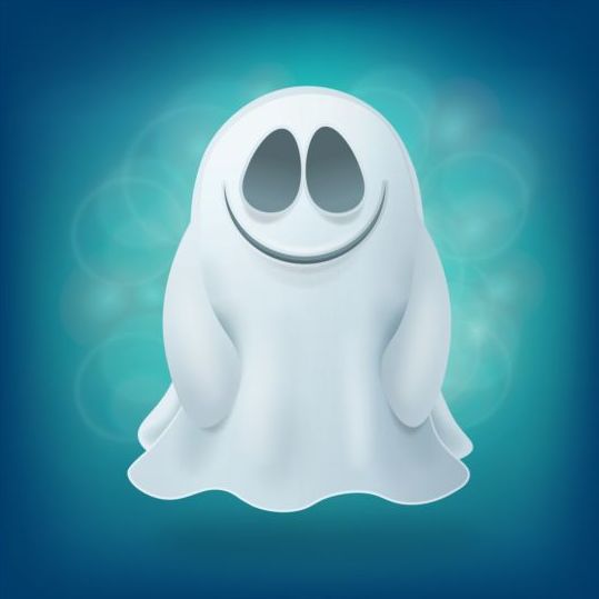 Halloween ghost design vector material 04