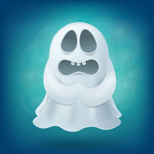 Halloween ghost design vector material 06