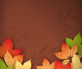 Harvest season with brown background vectors 04
