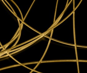 Intertwined gold lines and a black background 01