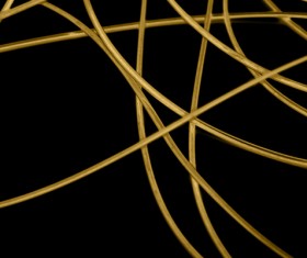 Intertwined gold lines and a black background 05