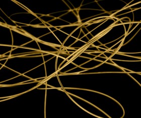 Intertwined gold lines and a black background 08