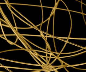 Intertwined gold lines and a black background 10