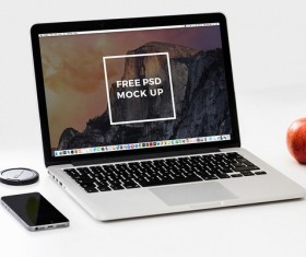 Laptop Mockup PSD Template