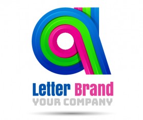Letter brand logo vector