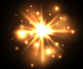 Light explosion effect background vector 08