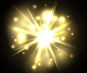 Light explosion effect background vector 11