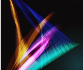 Light lines shapes shiny background vector 01
