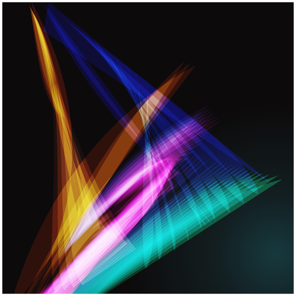 Light lines shapes shiny background vector 01