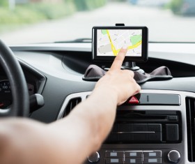 Manual GPS Navigation Set the route