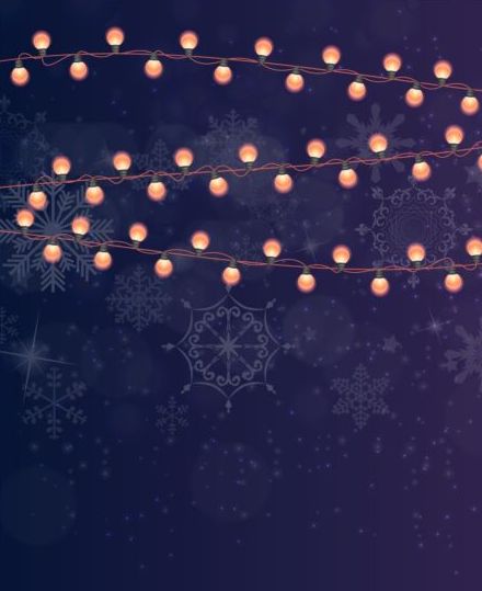 Merry christmas with new year dark background vector 03