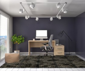 Modern office interior Stock Photo