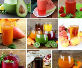 Nutritious fruit juice Stock Photo