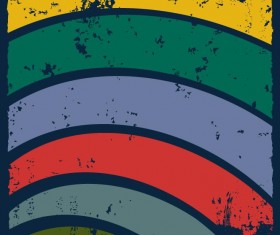 Old colored grunge background vector